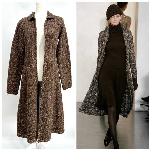 Ralph Lauren Collection Purple Label Long Cardigan Cashmere Sweater Coat Runway - Picture 1 of 13